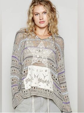 New POL Crochet Hoodie